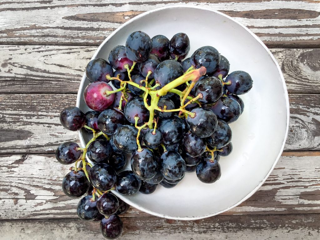 raw vegan recipes with organic grapes