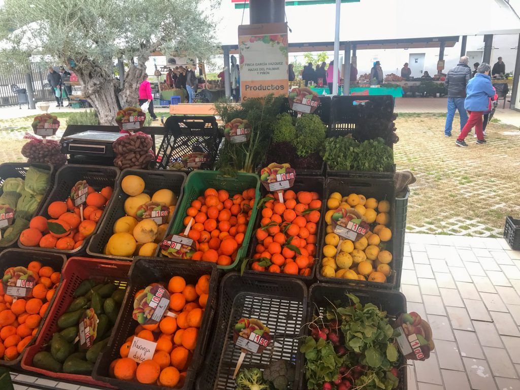 Biomarkt Bio Einkaufen in Malaga. Bio Obst und Bio Gemüse Spanien.