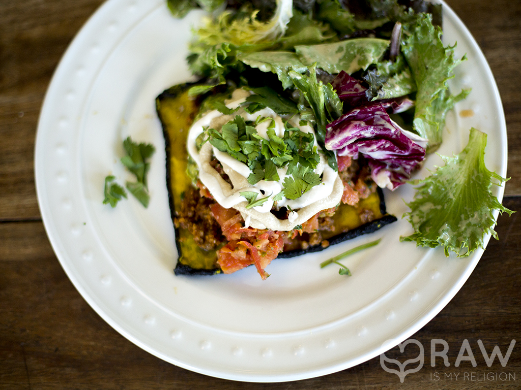 Raw vegan Mexican Pizza - Rawvolution