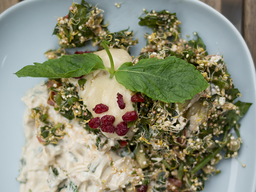 Quinoa Tabbouleh gracias madre Raw Food Hamburg