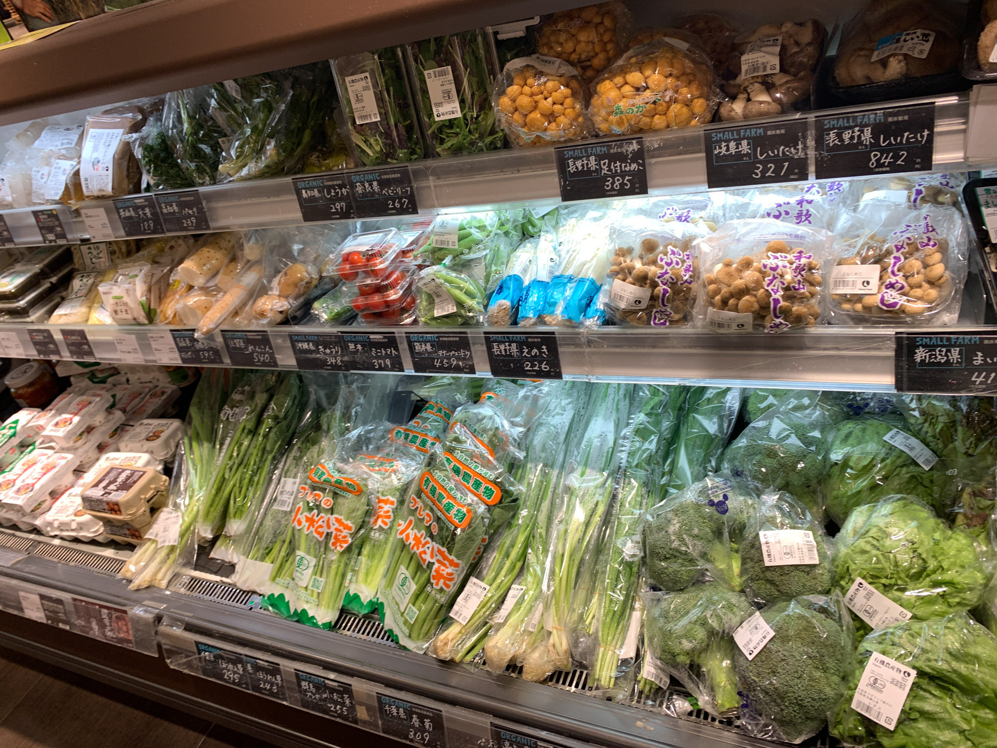 Organic Mushrooms in Tokyo