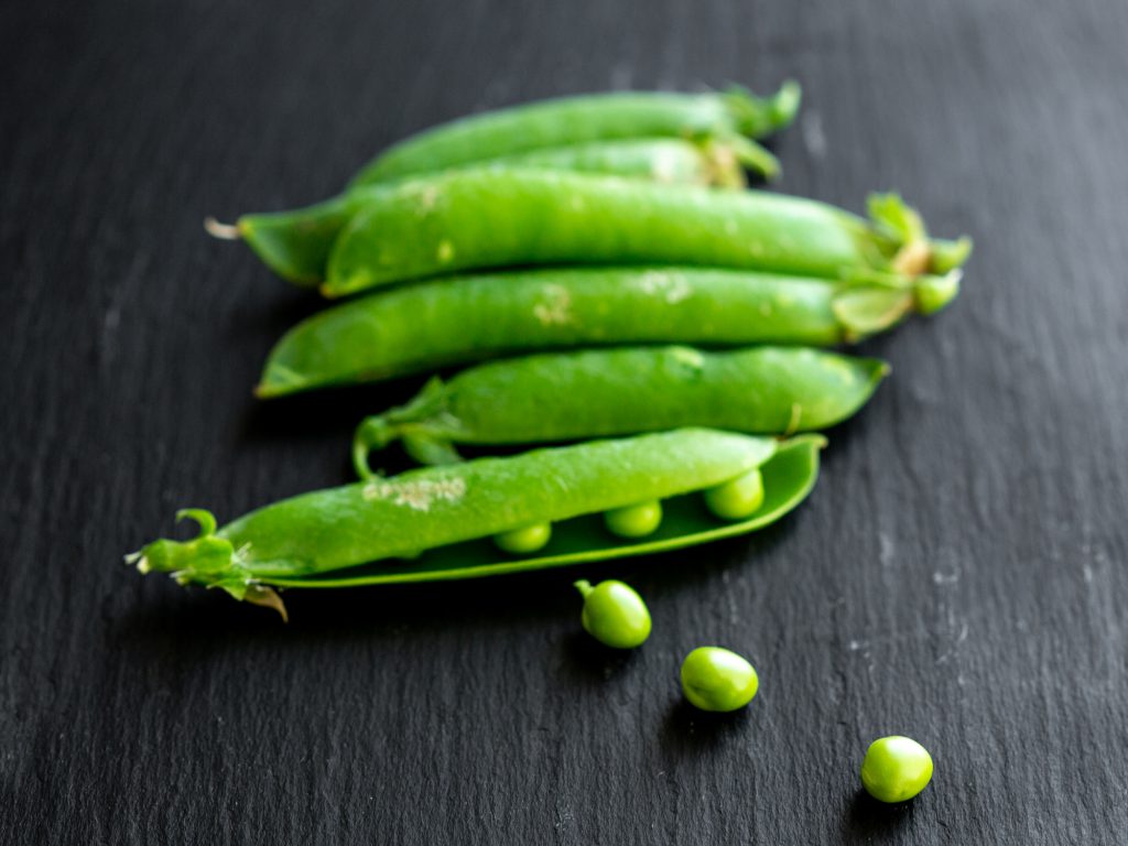 Raw vegan recipes with organic peas