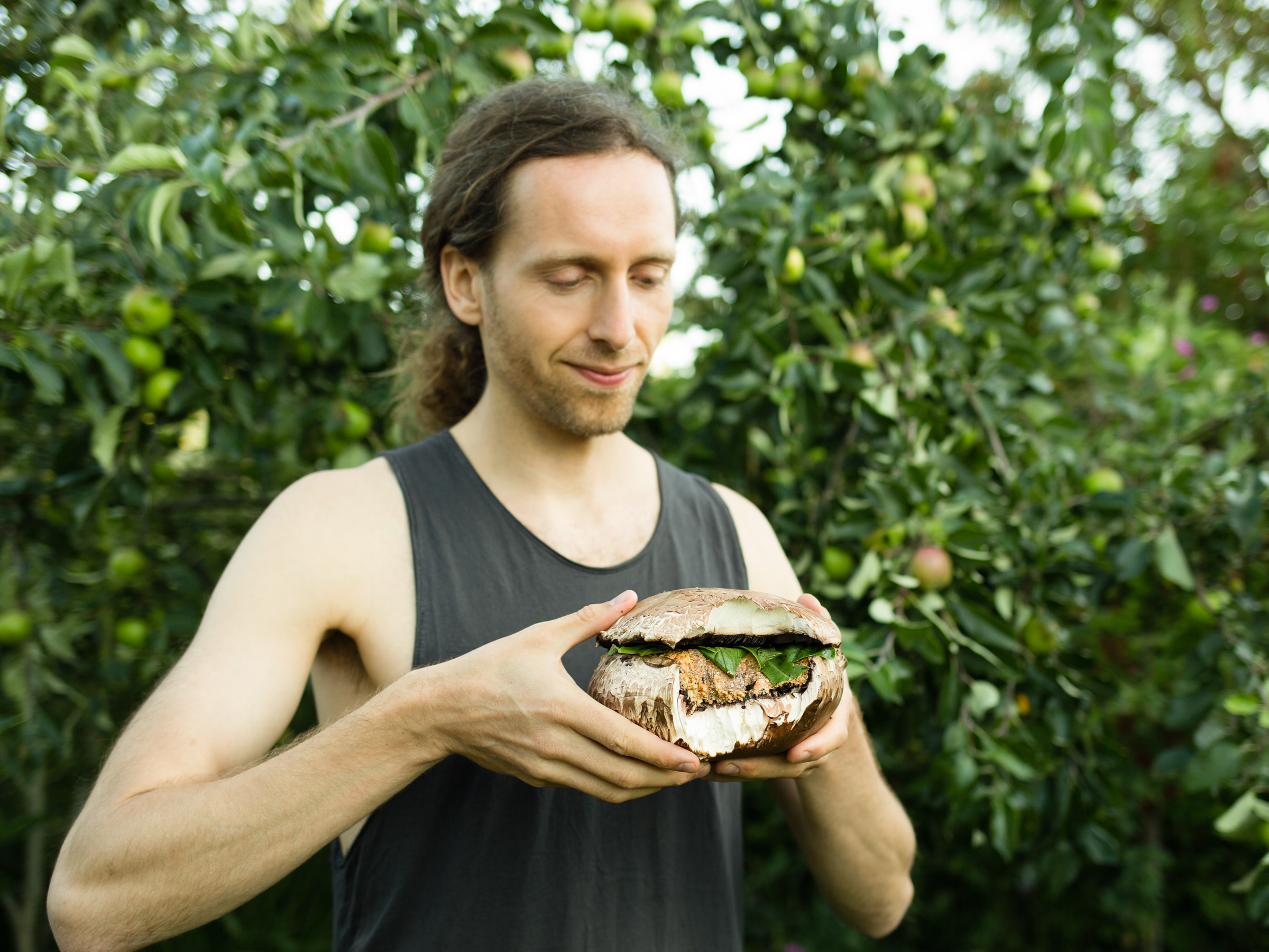 raw vegan burger