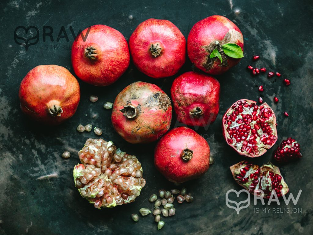 Granatapfel bio rohkost vegane Rezepte