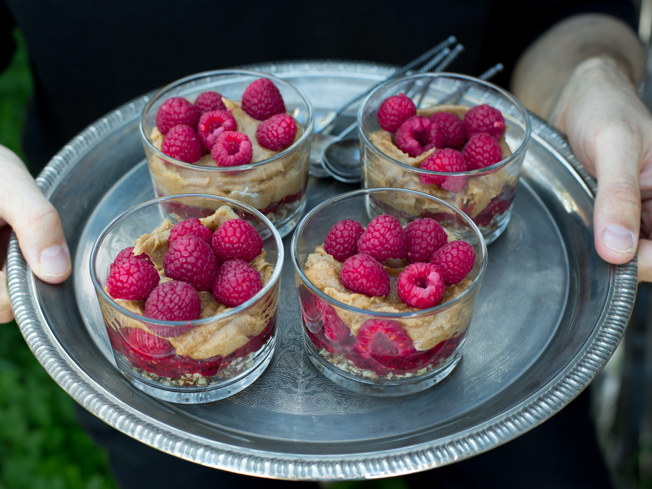 raw vegan cake cup cake treat cashews