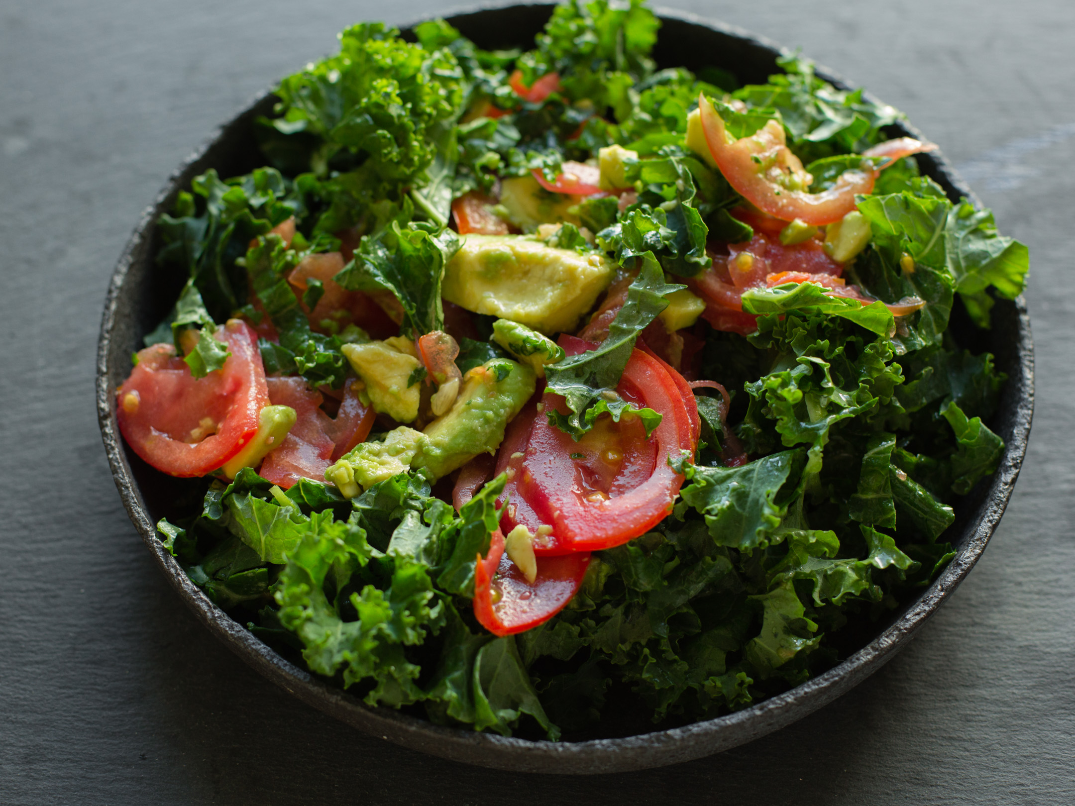 Salat aus Kale - Rawismyreligion