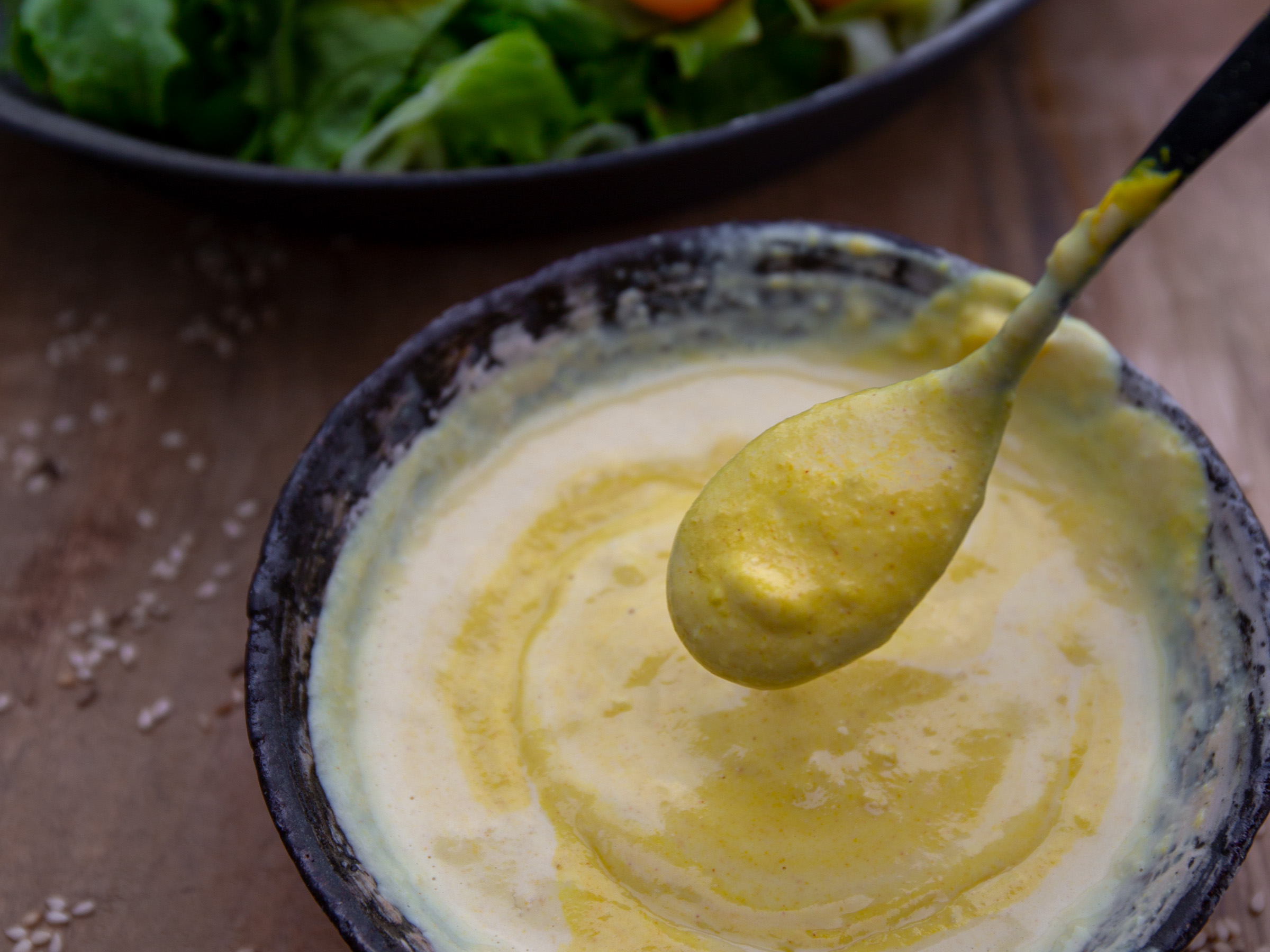 Mustard Tahini Dressing Rawismyreligion