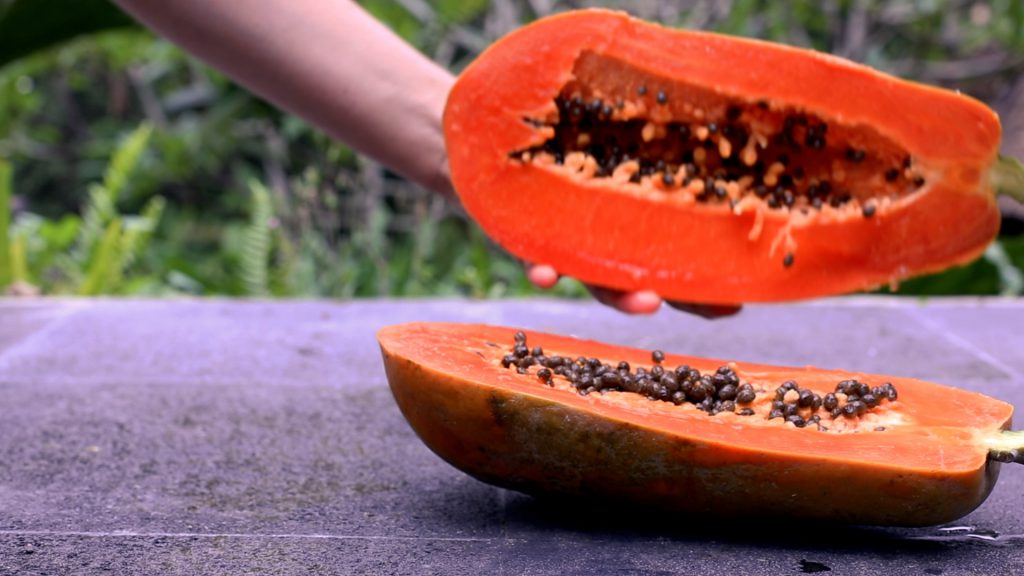 Wie ich meine Papaya esse Rawismyreligion