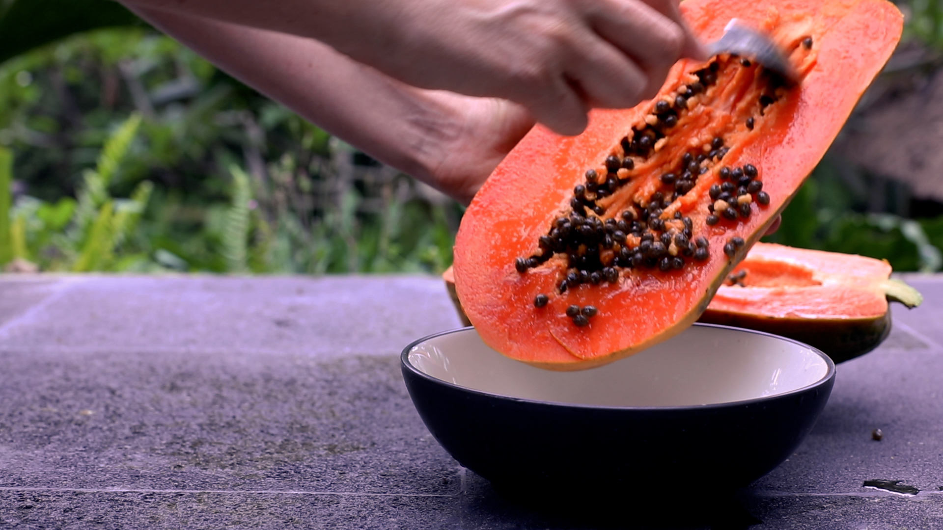 Wie ich meine Papaya esse Rawismyreligion