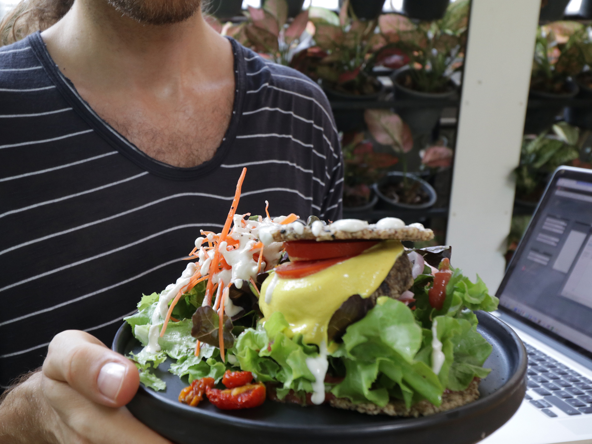 rasayana retreat raw food burger