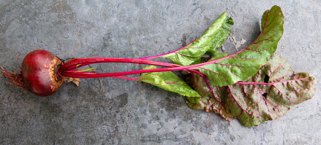 Rohkost und vegane Rezepte mit bio Roter Bete.