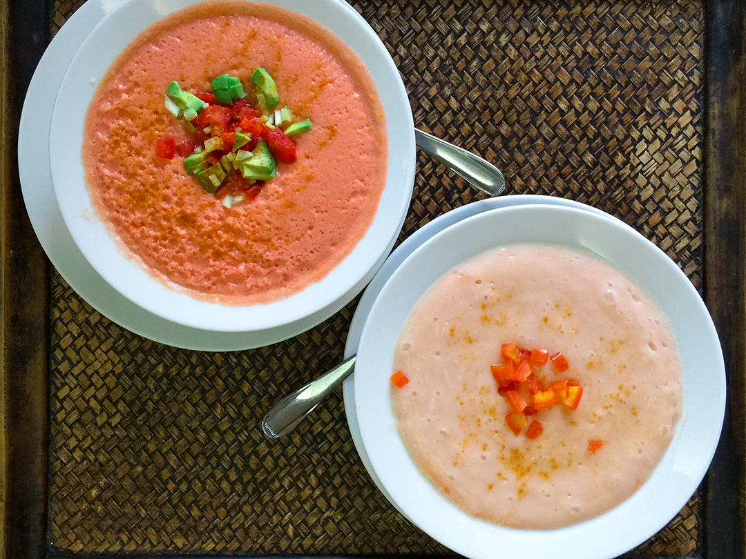 soups cazpacho thai coconut soup rasayana retreat thailand raw food