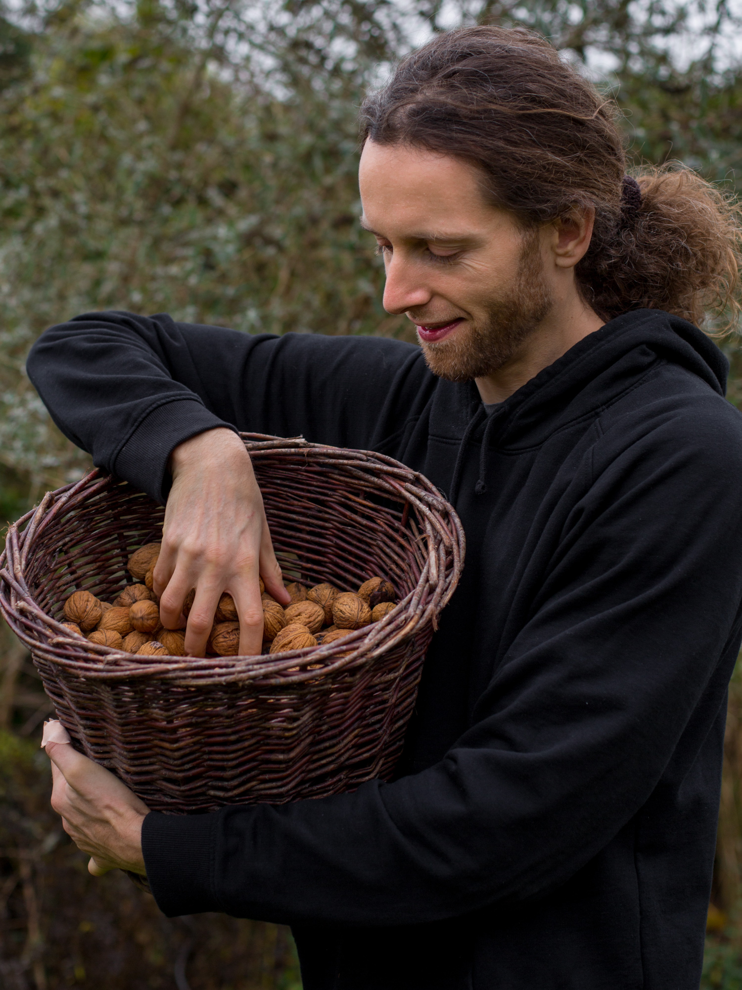 Raw organic walnuts for vegan and raw recipes.