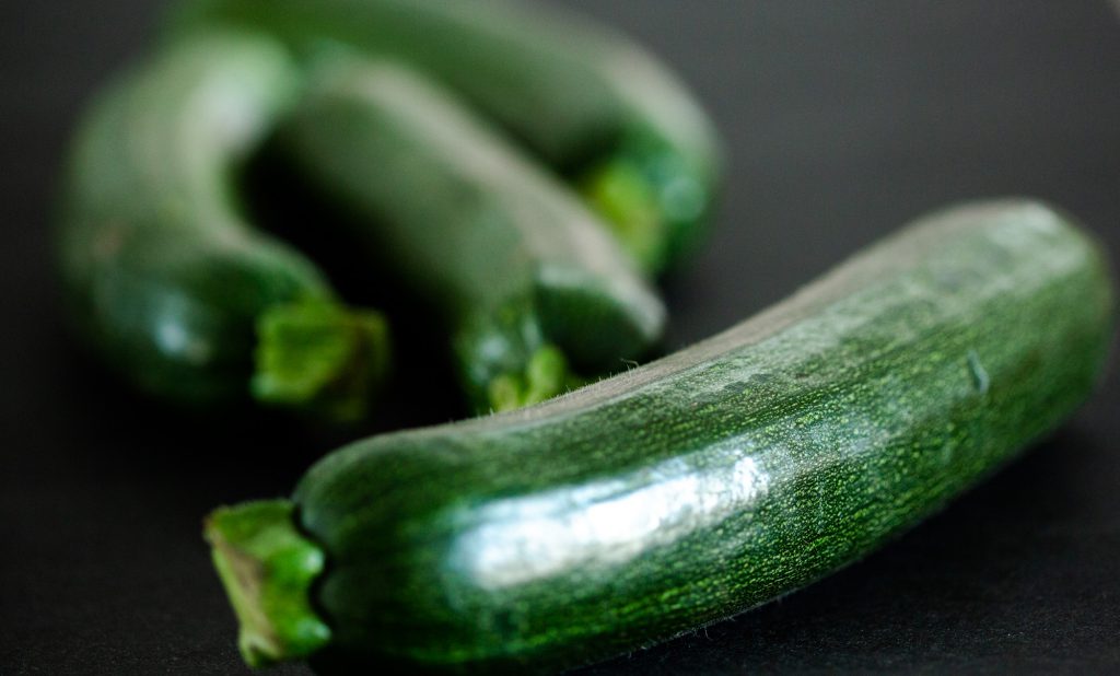 Raw vegan recipes with organic zucchini.